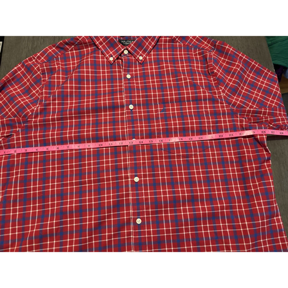 Nautica Classic Fit Men's Long Sleeve Button Down Dress Shirt Size XXL - Picture 8 of 9